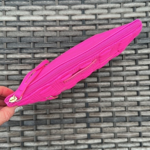 Elizabeth Arden Hot Pink Ruched Cosmetic Case - Picture 6 of 16